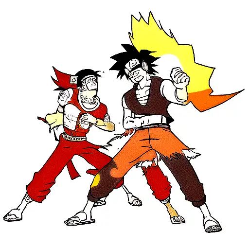 Naruto Luffy Goku And Ichigo Fusion