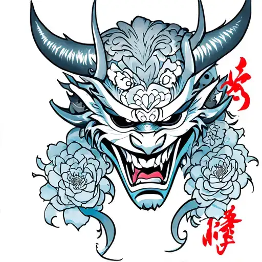 Japanese Demon Mask