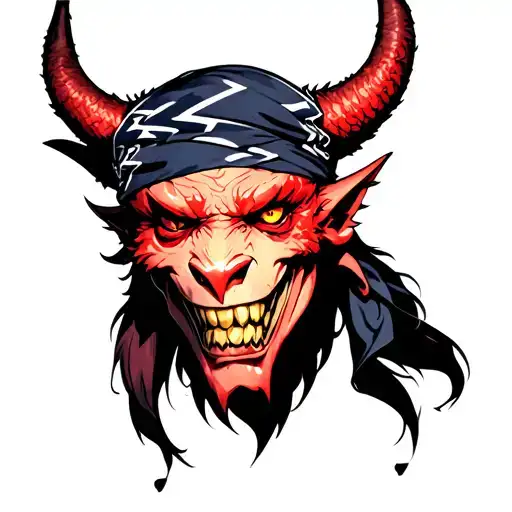 Demon With Bandana