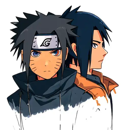 Naruto Sage And Sasuke Ems Eyes