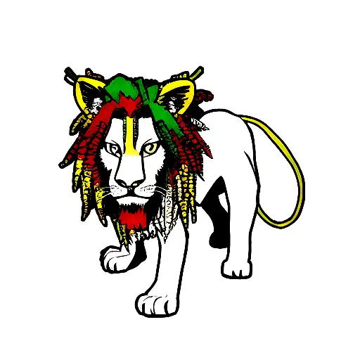 Lion Rasta Color