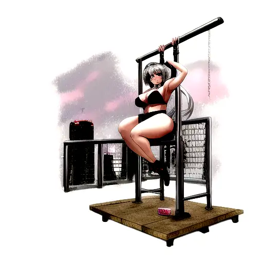 Silverback Gorilla On A Stripper Pole