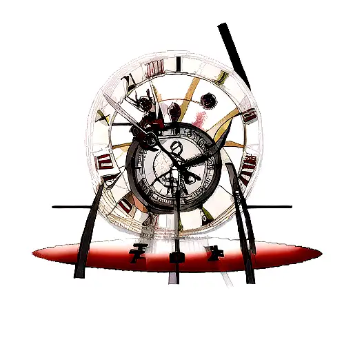 Zanpakuto Placed Like A Clock