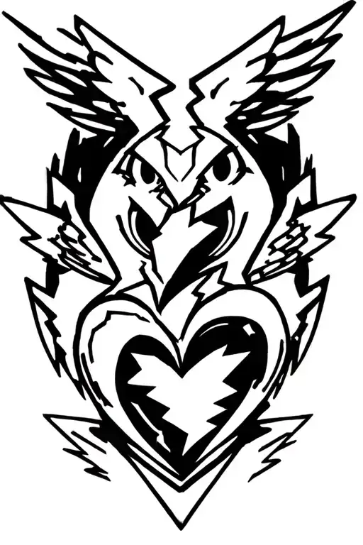 Bakugan Storm Bird Skyres With A Broken Heart