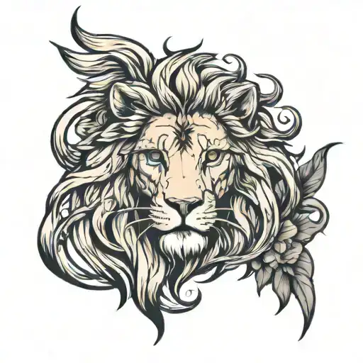 Sun With Lion