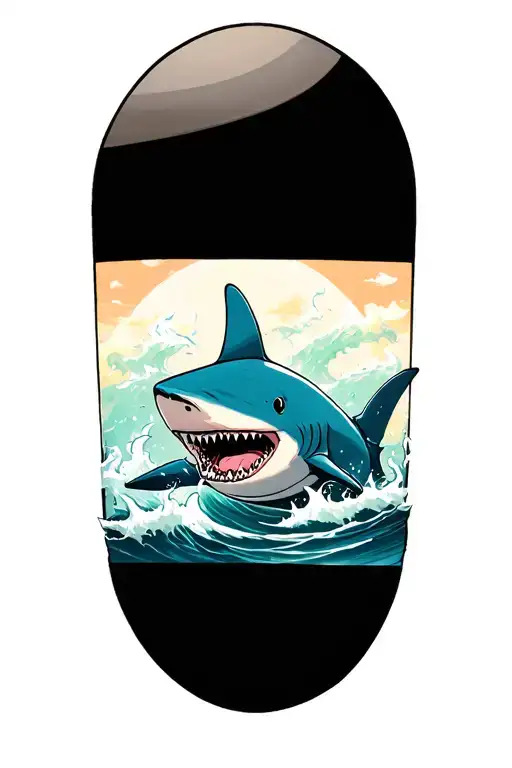 Ocean Shark Surrounded