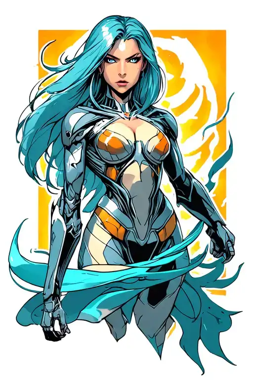 Female Titan And Combat Titan