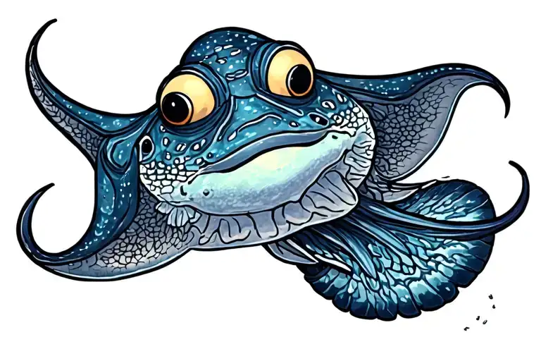 Stingray That's Also A Semicolon