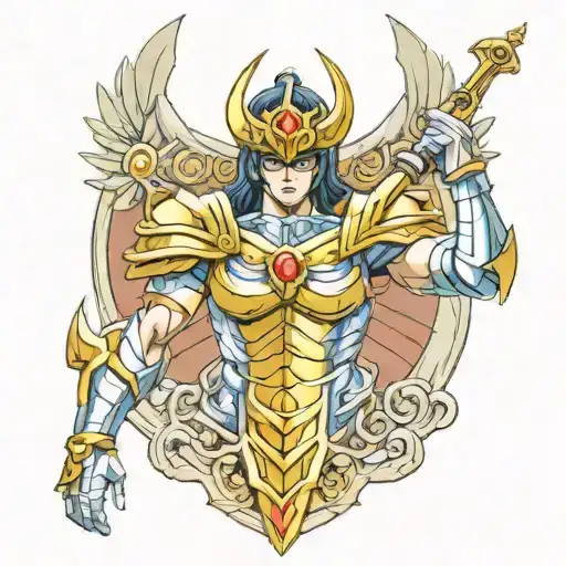 Saga Gemini Armor Saint Seiya