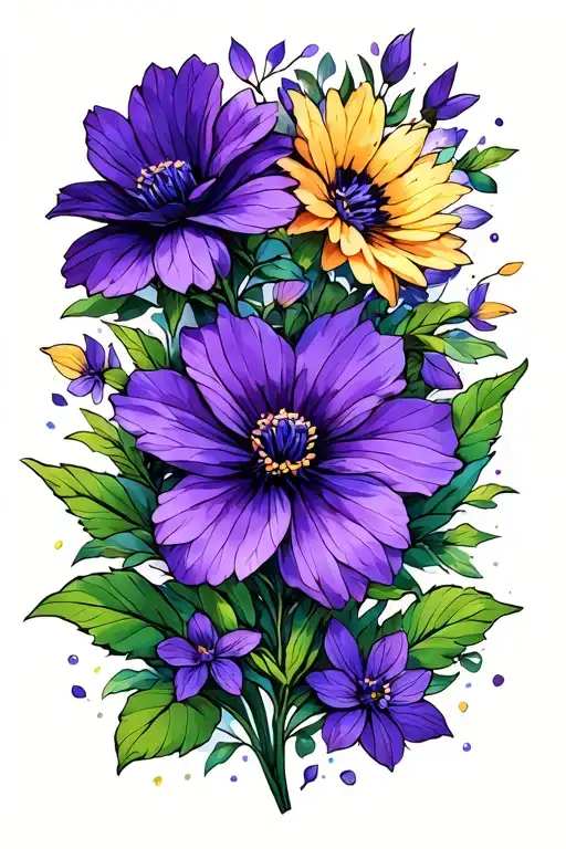 Violet Flower