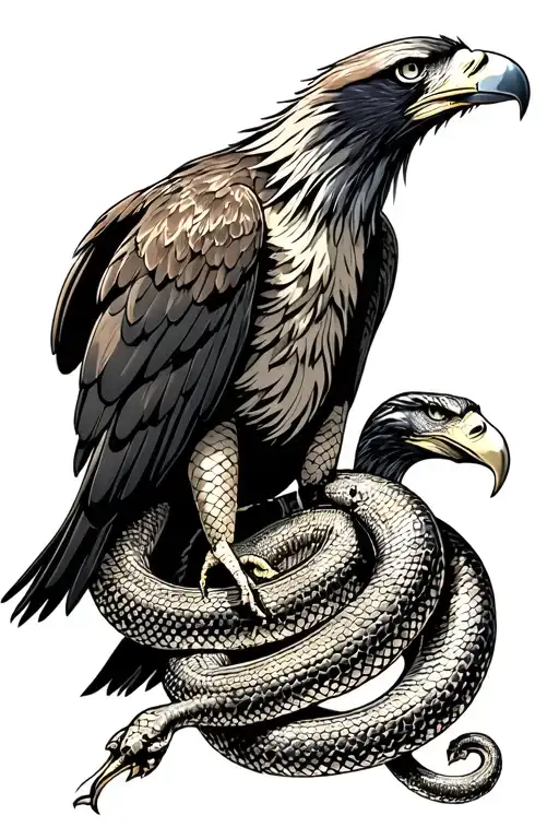 Eagle And Snake
