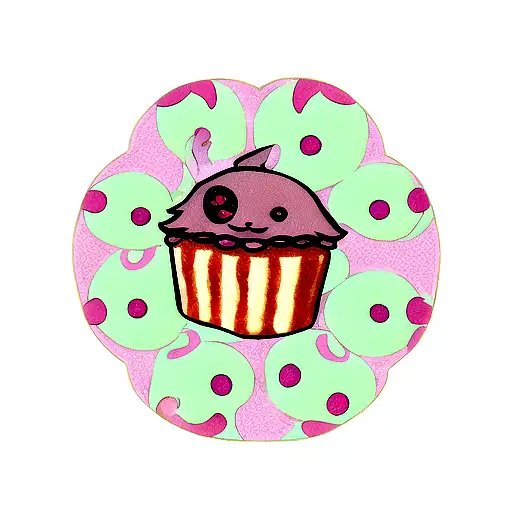 Octopus Eating A Muffin