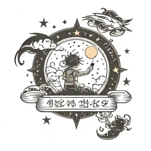 Night Sky With Meaningful Phrase