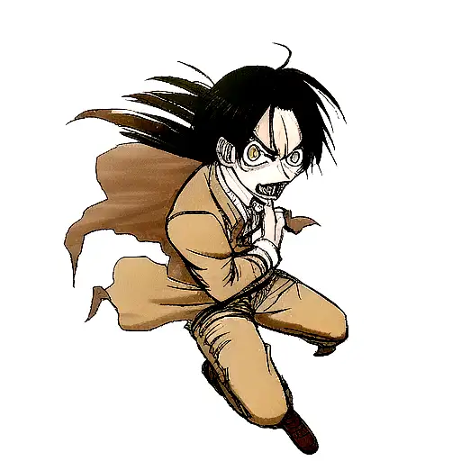 Eren Yeager Half Demon