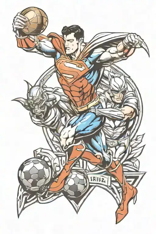 Justice League Football Trophy
