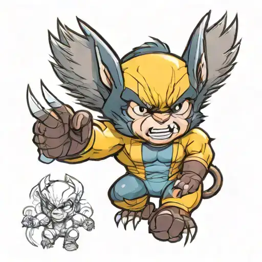 Baby Wolverine Xmen Cartoon Character