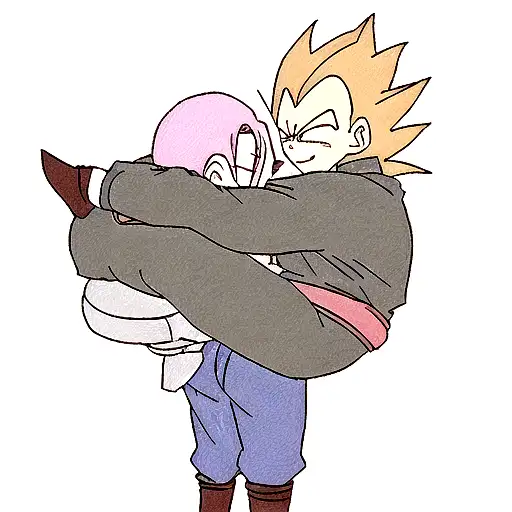 Majin Vegeta Hugging Trunks