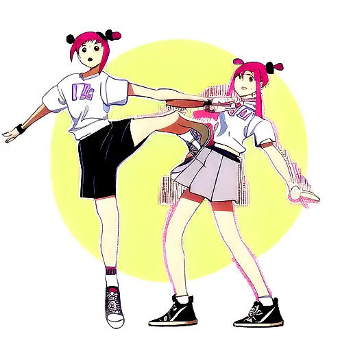 Dancing Sneakers Shoelaces Become Dna