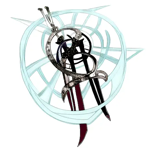 Infinity Symbol Made From A Sword