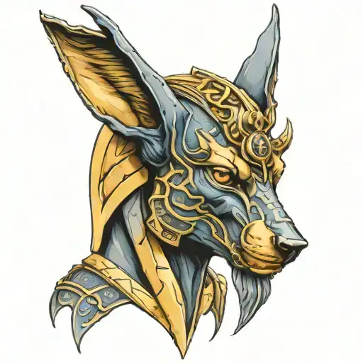 Anubis Color Realistic