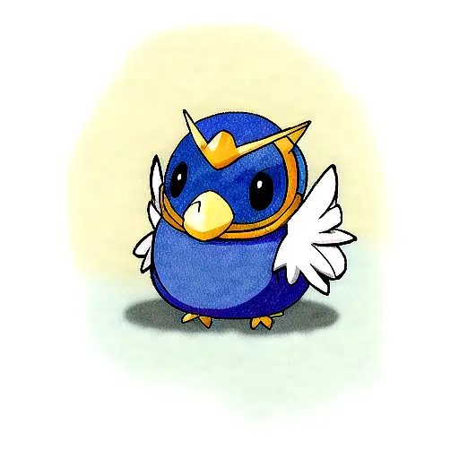 Piplup Pokemon Wearing Magic Gear From Old School Runescape