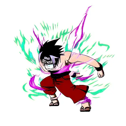 Naruto Kurama Sasuke Susanoo