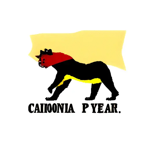 California Flag Bear