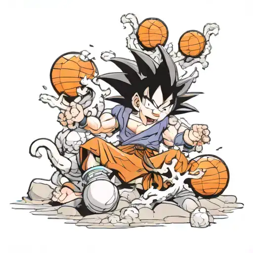 7 Dragon Balls Wrapping Around Ankle Dbz Dragon Goin Up Leg