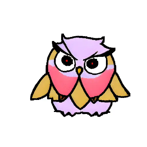 Owl Fox And Rose In One Pattern