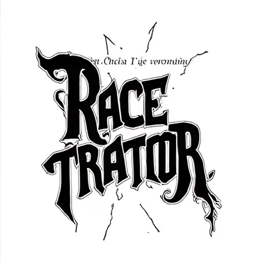 Race Traitor Text Black And White