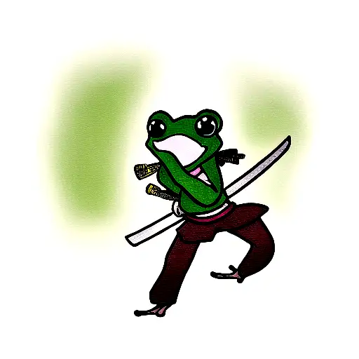 Frog With Katana