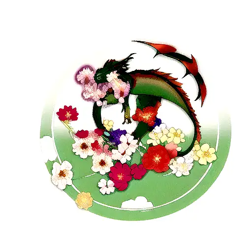 Dragon Japan Flower