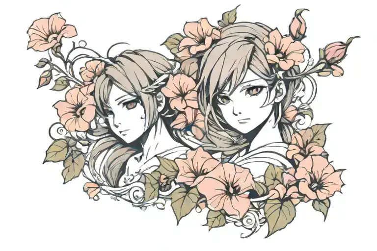 Line Of Morning Glory