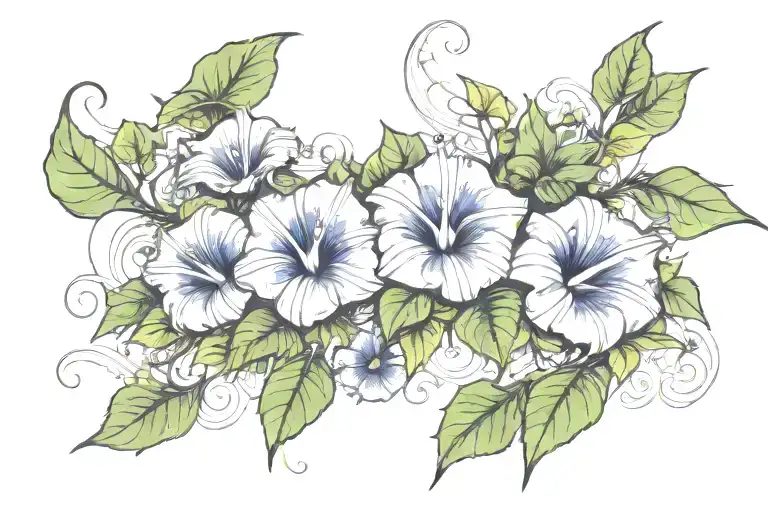 Line Of Morning Glory