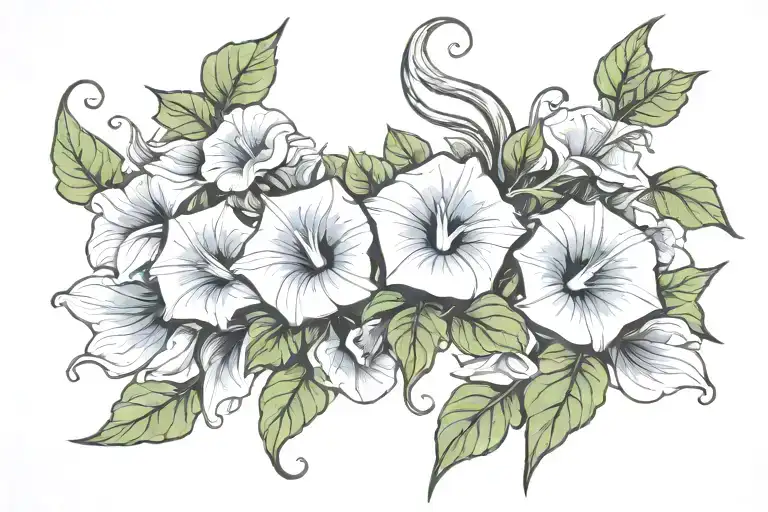 Line Of Morning Glory