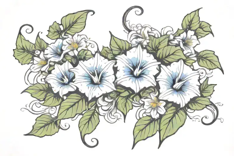 Line Of Morning Glory