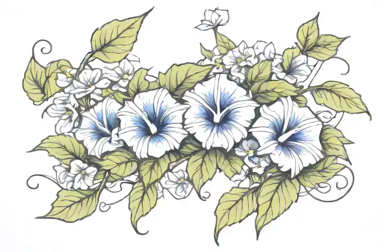 Line Of Morning Glory