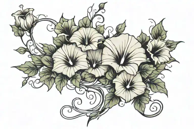 Line Of Morning Glory