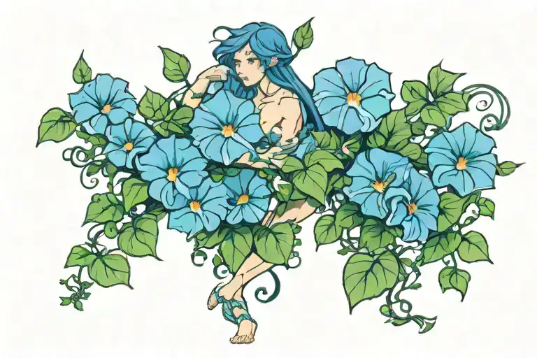 Line Of Morning Glory