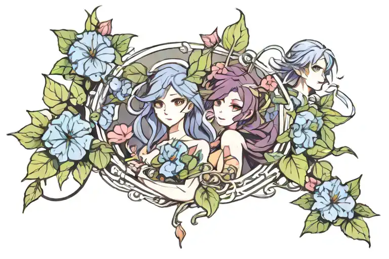 Line Of Morning Glory