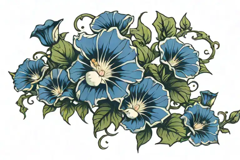 Line Of Morning Glory