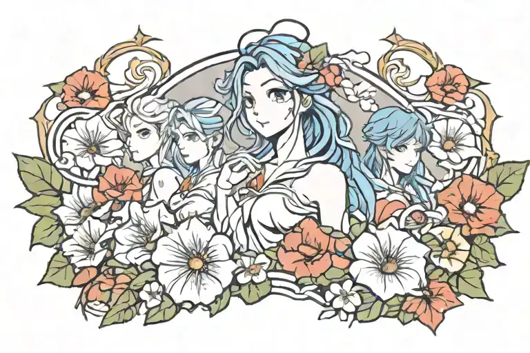 Line Of Morning Glory