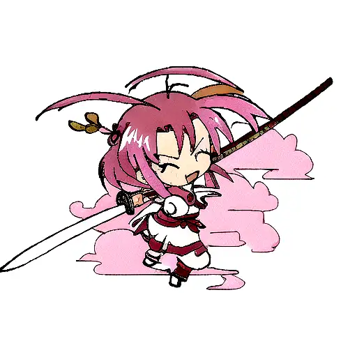 Dragon With Sakura And Katana