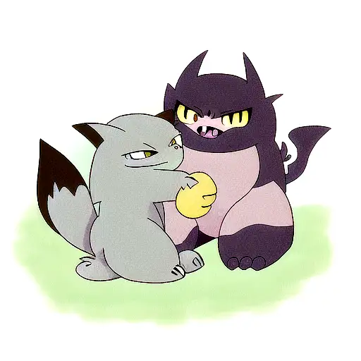 Night Fury And Light Fury From The Movie How To Train Your Dragon Along Playing With Pokemon Snorlax