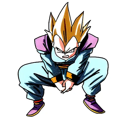 Vegeta Super Sayan 2 Very Mad