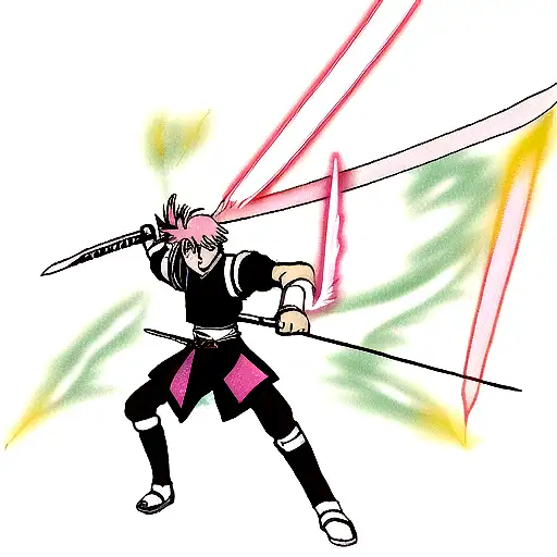 Sword Zenbon Sakura Bleach Anime