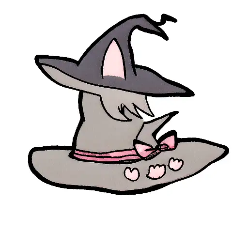 Witch Hat With Dog Paws