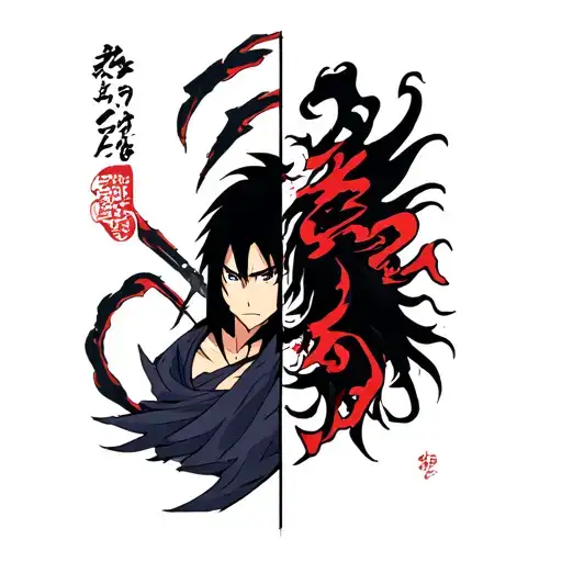 Itachi Uchiha Susano Half