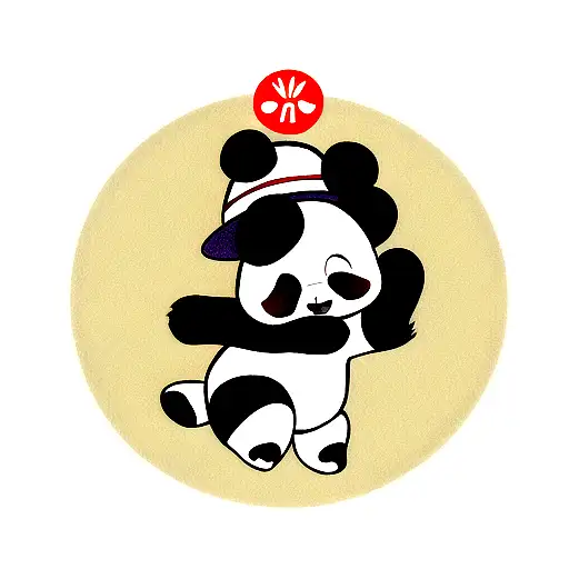 Panda With Hat