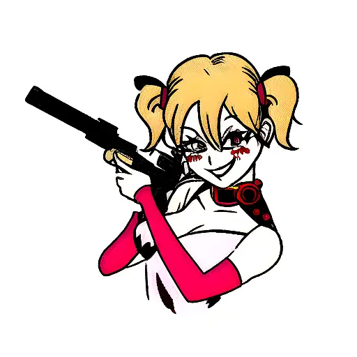 Harley Quinn With A Gun
